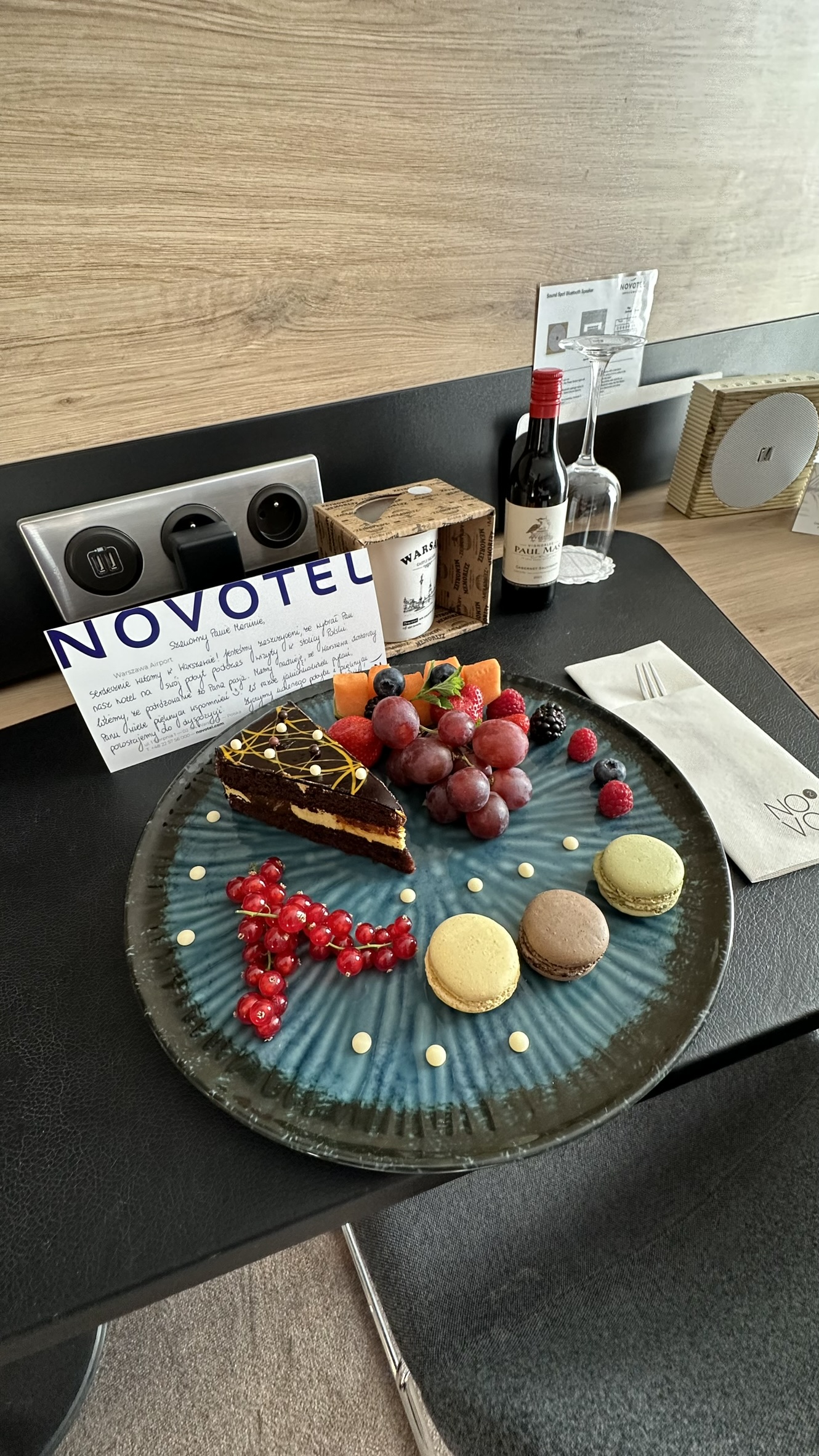 Wstawka powitalna – Novotel Warszawa Airport