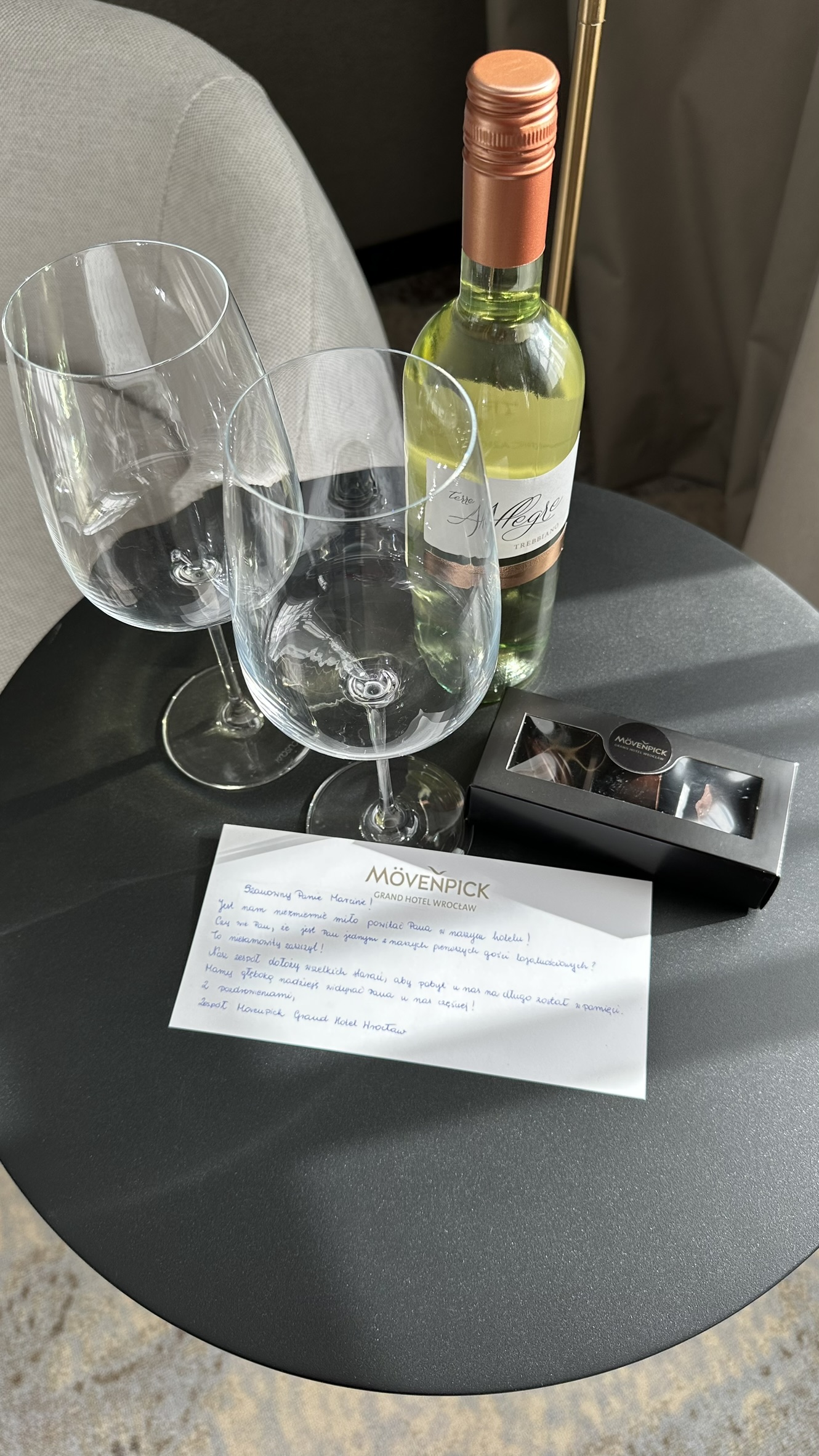 Wstawka powitalna – Movenpick Grand Hotel Wrocław